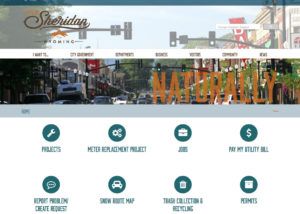 City of Sheridan website created by Confluence Collaborative