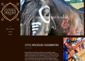 Little Missouri Headwaters Cultural Heritage Project website created by Confluence Collaborative