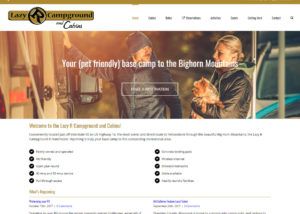 Lazy R Campground website created by Confluence Collaborative