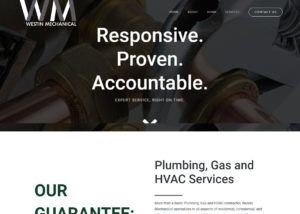 Westin Mechanical website created by Confluence Collaborative