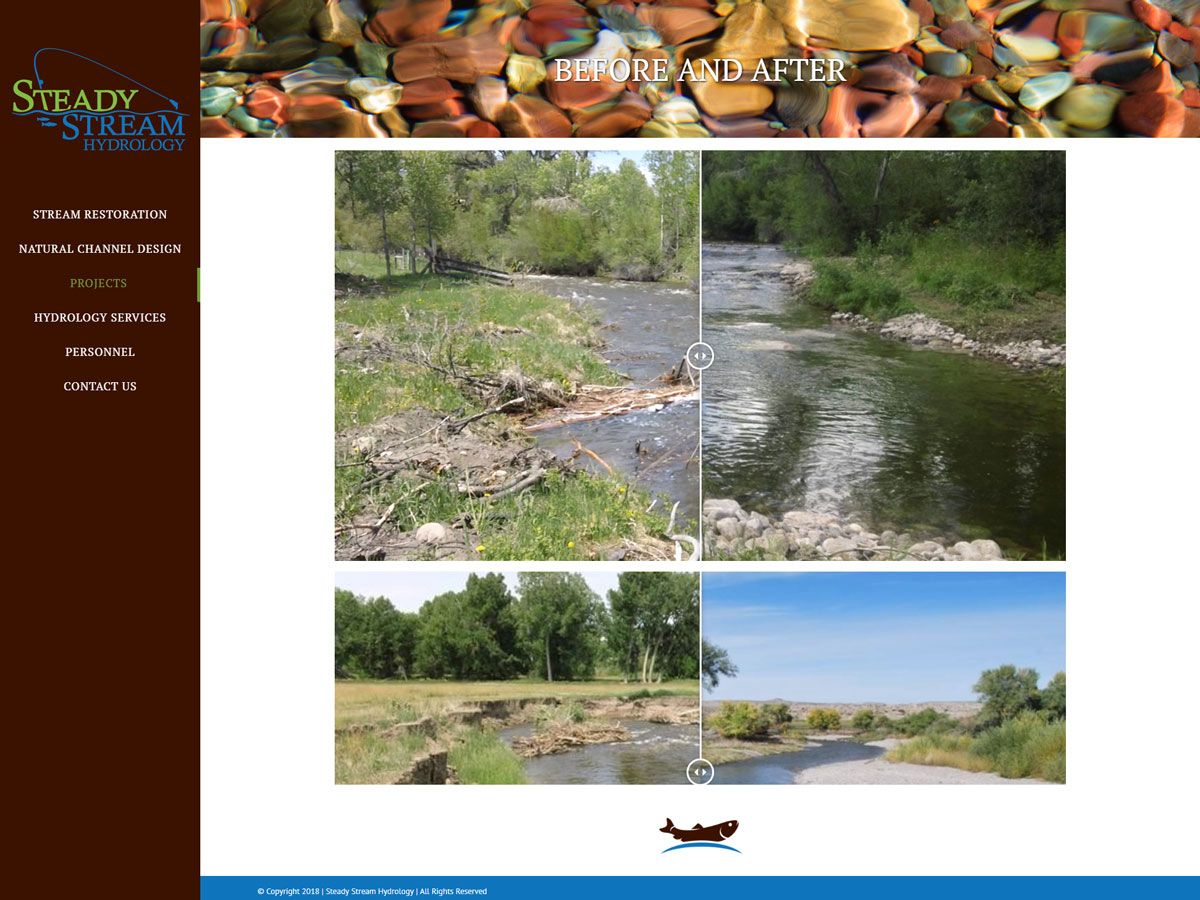 Steady Stream Hydrology website created by Confluence Collaborative