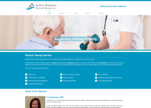 Active Balance Physical Therapy website created by Confluence Collaborative
