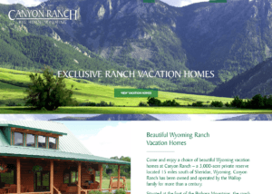 Canyon Ranch website created by Confluence Collaborative